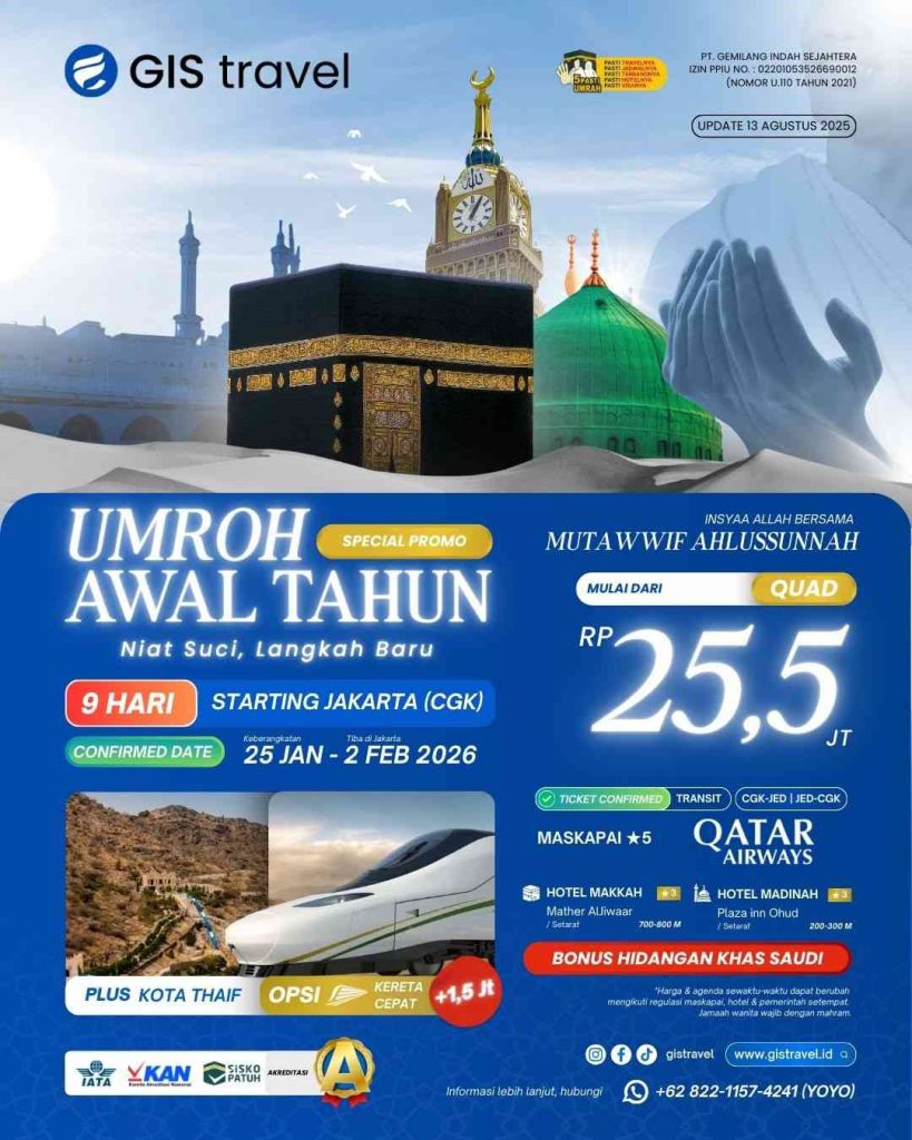 Paket Umroh Januari 2026