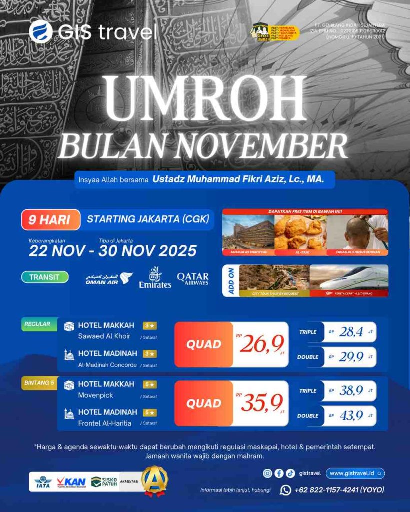 Paket Umroh November