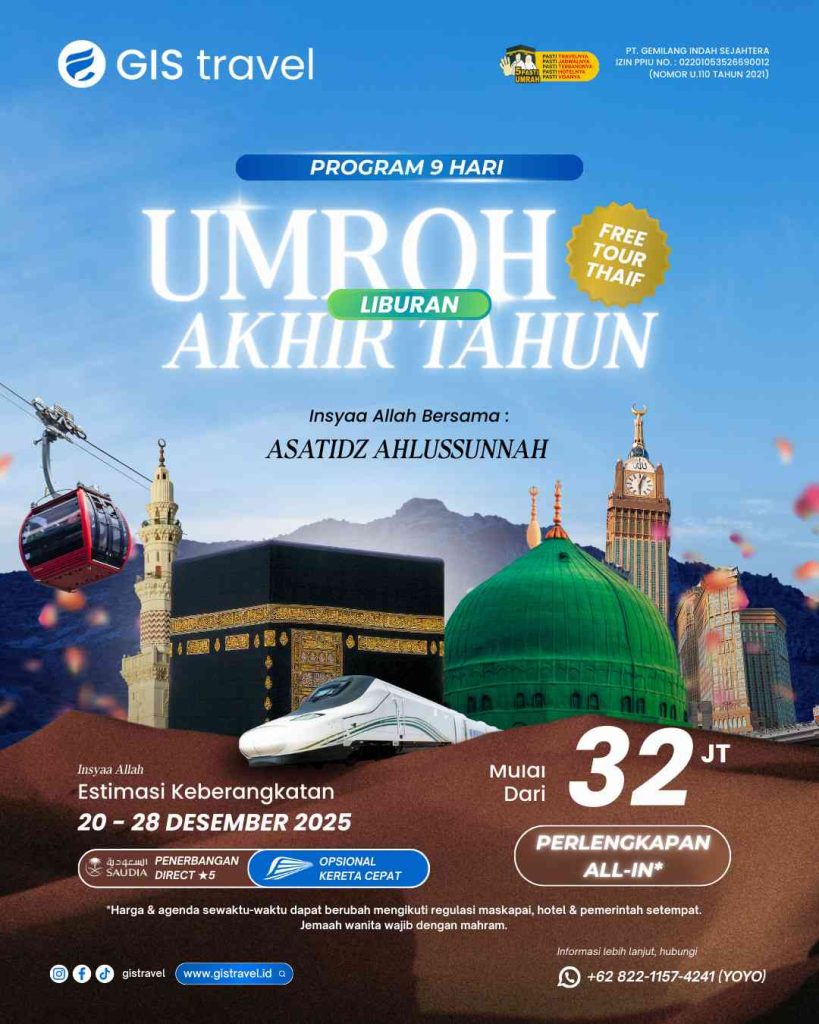 Paket Umroh Desember GIS travel