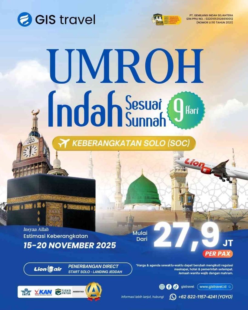 Paket umrah solo 2025