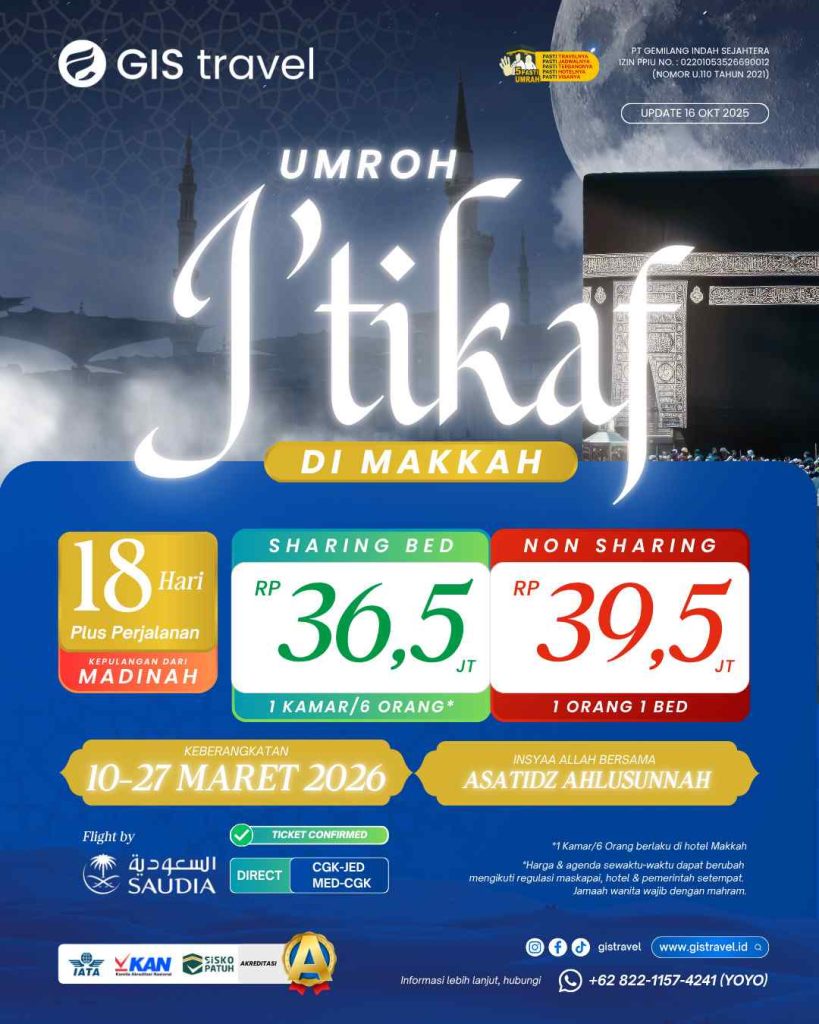 paket umroh itikaf 2026