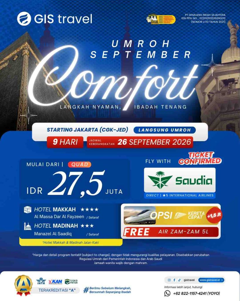 paket umroh september